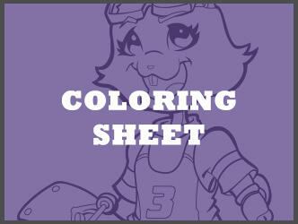 Graphic which reads "coloring sheet."