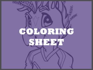 Graphic reads coloring sheet